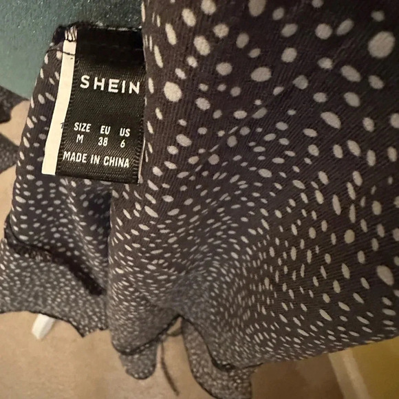 Polka dot spaghetti strap wrap dress - Picture 9 of 10